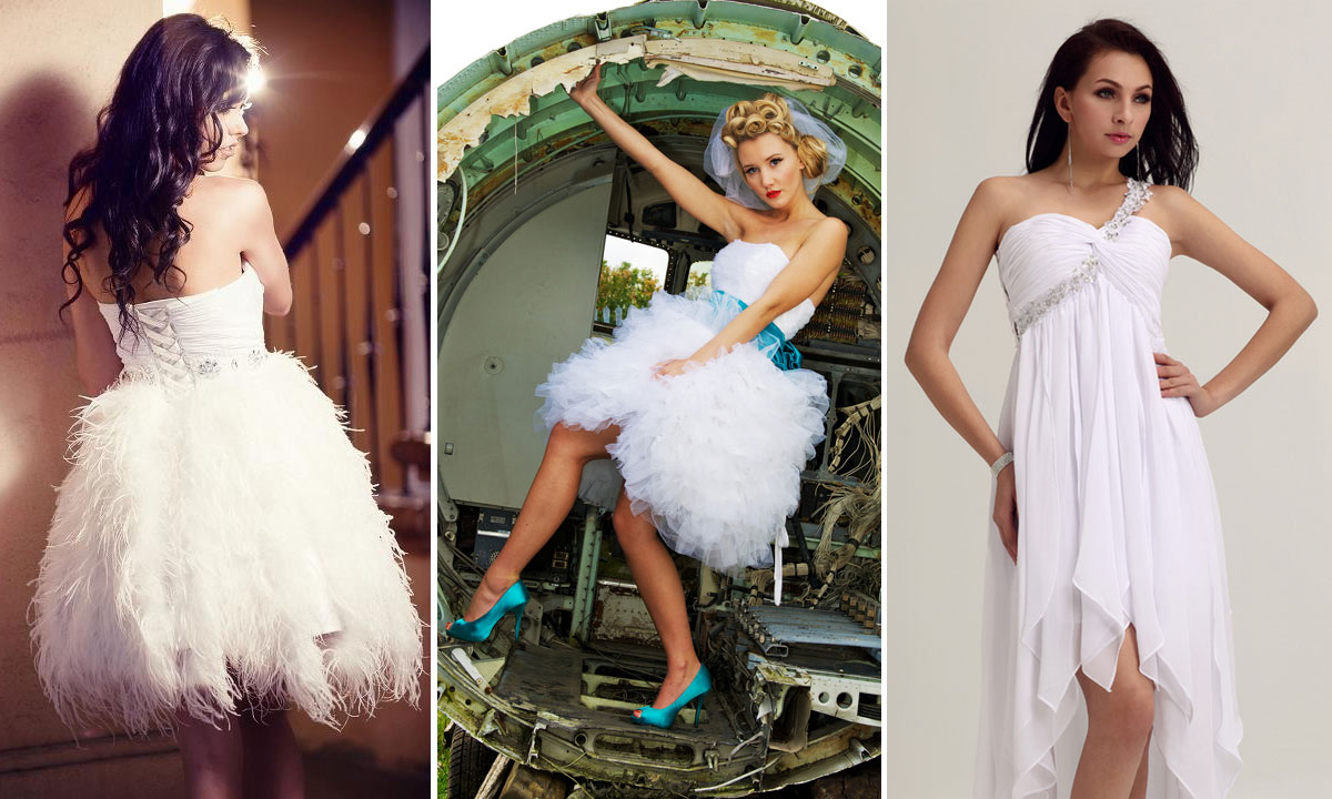 white short dresses